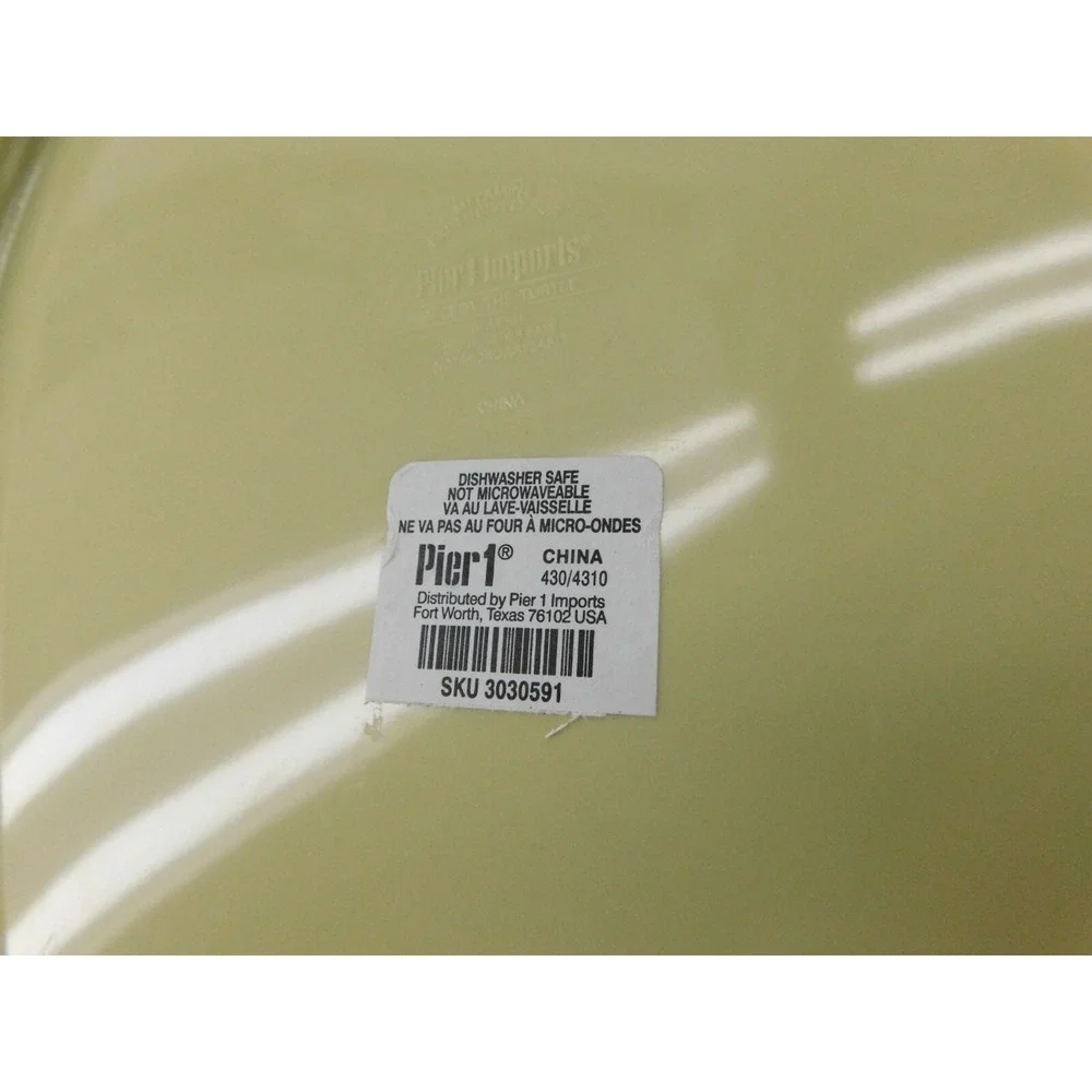Pier 1 Speedy the‎ Sea Turtle Melamine Large Serving Bowl Pier One 22 in. Long